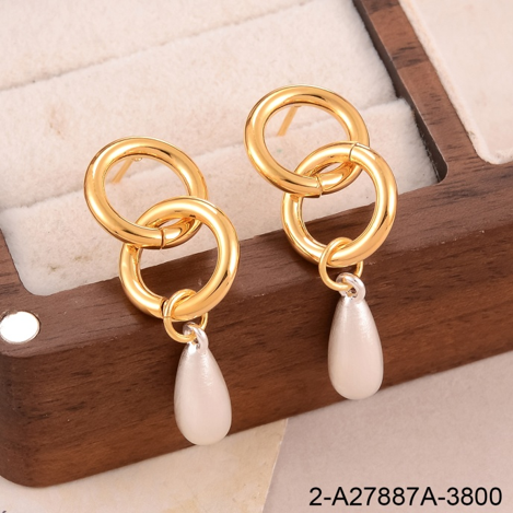 铜镀中古金银坠