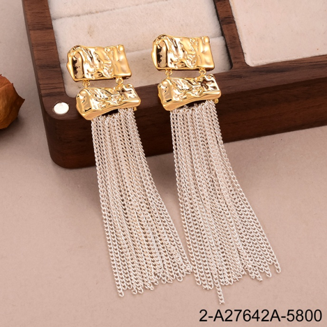 铜镀中古金银流苏