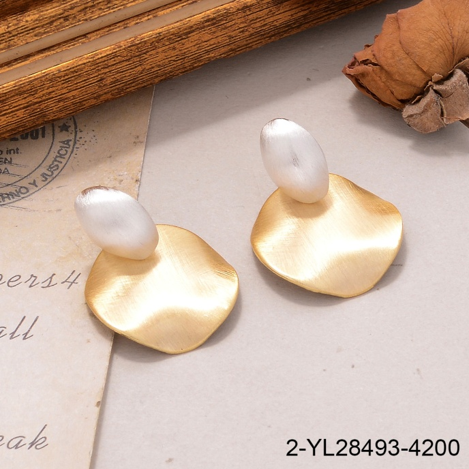 铜镀拉丝金大圆环