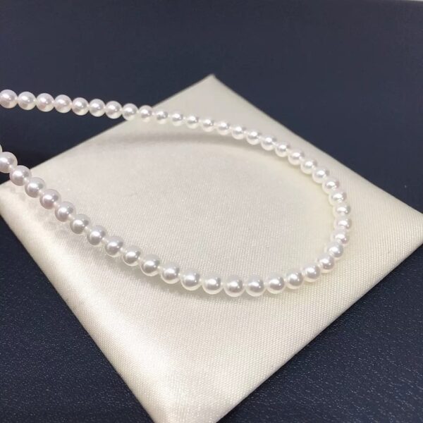 天然淡水珍珠5A极光接近正圆4.5-5mm